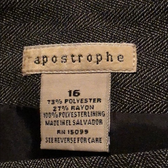 Black and white (looks gray) Skirt - Picture 5 of 6